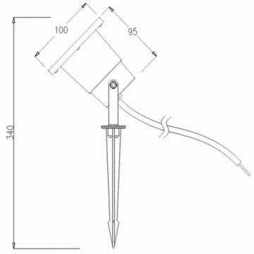Ландшафтный светильник Deko-Light Lomi 732126