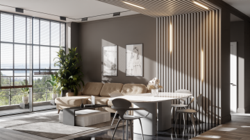 Брус декоративный МДФ 40*40 Светло-серая