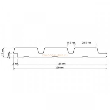 Декоративная панель  LV124 BR395