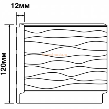 Декоративная панель  LV127W BU22K