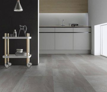 Замковый виниловый пол Ter Hurne Perform E15 2085 Камень Медина серый