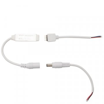 Мини-контроллер RGB Apeyron с пультом 12/24V 04-18