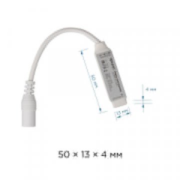 Мини-контроллер RGB Apeyron с пультом 12/24V 04-18