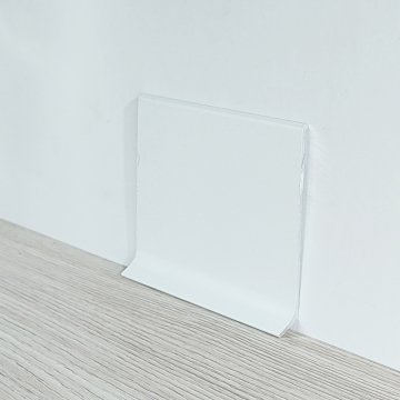 Плинтус Алюминий L-образный BA 40 Белый МКР 40 мм х 10 мм х 3000 мм