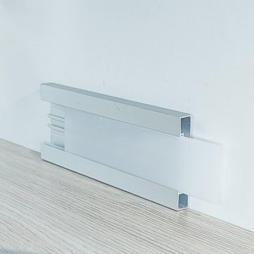 Плинтус Алюминий LED BU 60 AS Cеребро под рассеиватель МКР 60 мм х 10 мм х 3000 мм
