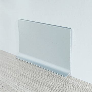 Плинтус Алюминий L-образный BA 40 AS Серебро МКР 40 мм х 11 мм х 3000 мм