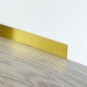 Полоса Сталь PP 20 Золото полированный AISI 430 нитрид титана МКР 20 мм х 0.8 мм х 3000 мм