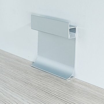 Плинтус Алюминий LED BLL  под рассеиватель МКР 65 х 14 х 3000 мм