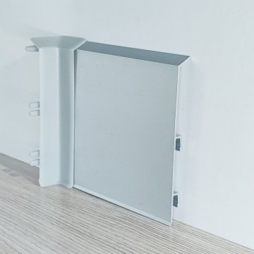 Угол внутренний для плинтуса BI100 серый