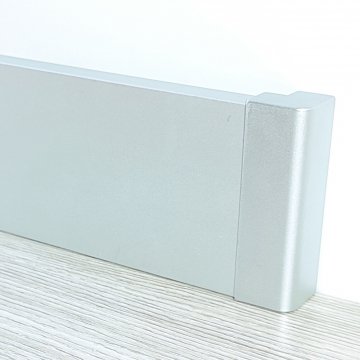 Угол внешний для плинтуса BU 80 серебро