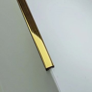 Профиль П Сталь Золото полированный 430 МКР 10 мм х 10 мм х 3000 мм