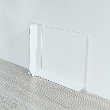 Угол внутренний для L-образного плинтуса BA40-100 белый