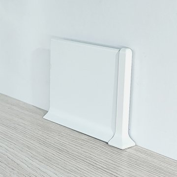 Угол внешний для L-образного плинтуса BA40-100 белый