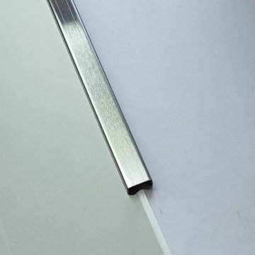 Профиль П Сталь Серебро шлифованный 430 МКР 10 мм х 10 мм х 3000 мм