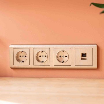 Накладка для телефонной розетки Werkel RJ-11 (шампань рифленый) W1192010 4690389160707