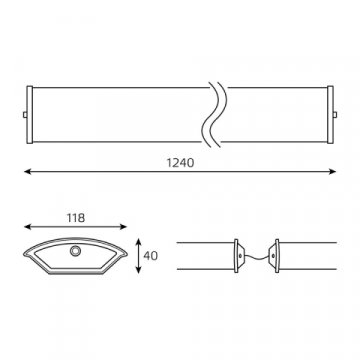 Настенно-потолочный светильник Gauss 909427212