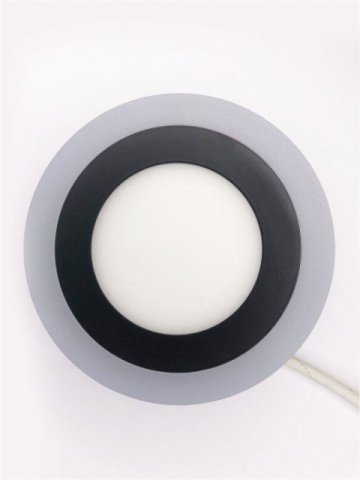 Настенно-потолочный светодиодный светильник Elvan NLS-500R-6/3-WW/NH-Bk