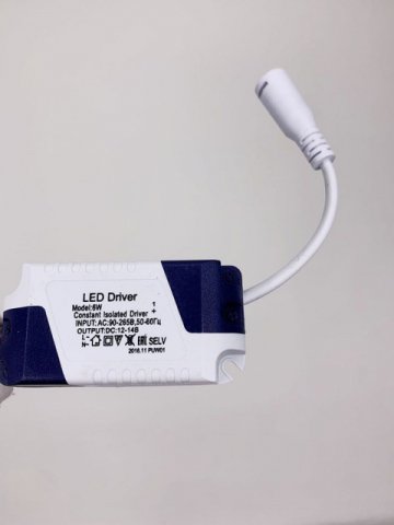 Настенно-потолочный светодиодный светильник Elvan NLS-702SQ-6W-NH-Wh