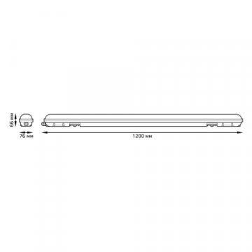 Настенно-потолочный светодиодный светильник Gauss ССП-176 Elementary 864225236