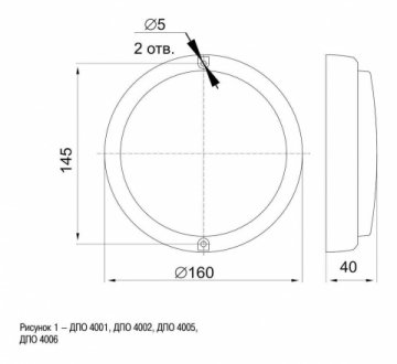 Настенно-потолочный светодиодный светильник IEK ДПО LDPO0-4002-12-4000-K01