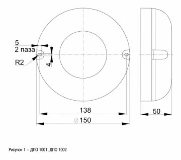 Настенно-потолочный светодиодный светильник IEK ДПО LDPO3-1002-012-4000-K01