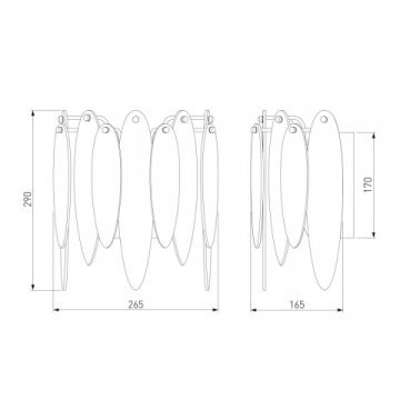 Настенный светильник Bogates Canaria 324/1
