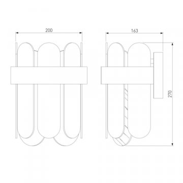 Настенный светильник Bogates Conte 333/1