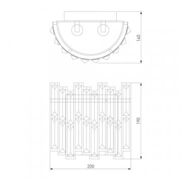 Настенный светильник Bogates Zolletta 339/2
