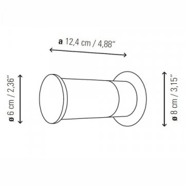 Настенный светильник Bover Klar Opal