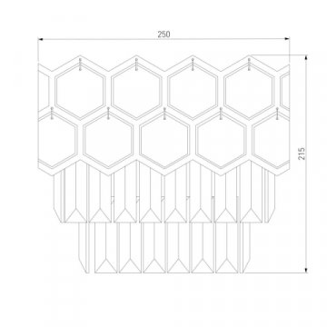 Настенный светильник Eurosvet Ariana 10124/2 хром/прозрачный хрусталь Strotskis