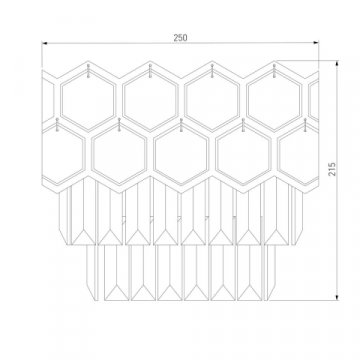 Настенный светильник Eurosvet Ariana 10124/2 хром/прозрачный хрусталь Strotskis