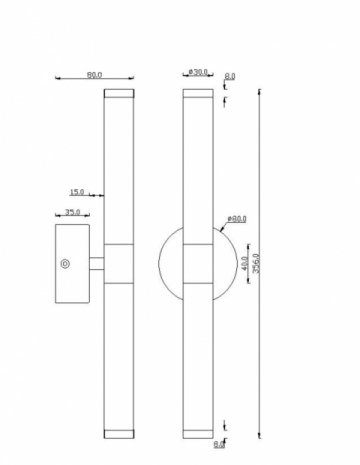Настенный светильник Maytoni Technical Axis MOD106WL-L10G3K