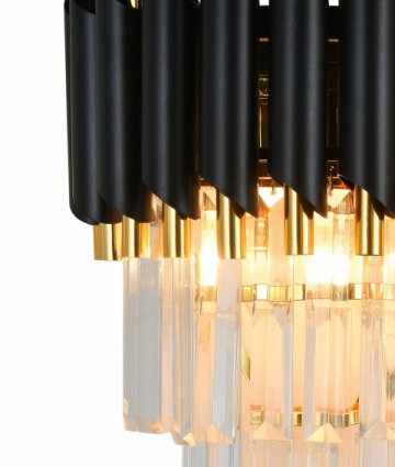 Настенный светильник Natali Kovaltseva Darian 76017/2W Gold Black