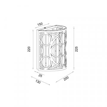 Настенный светильник Vele Luce Riccio VL3164W02