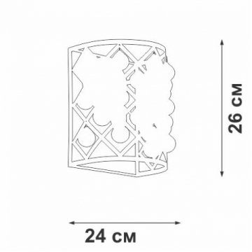 Настенный светильник Vitaluce V5351-1/2A