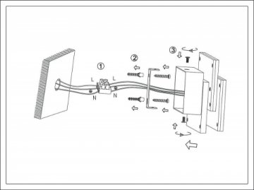 Настенный светодиодный светильник DesignLed GW Shade GW-6809-12-BL-NW 003018