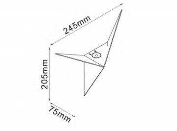 Настенный светодиодный светильник DesignLed GW Trik GW-9103-3-BL-WW 002089