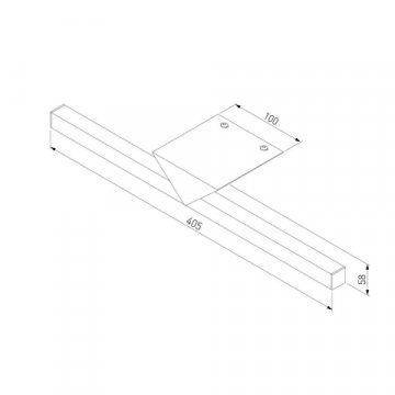 Настенный светодиодный светильник Elektrostandard Delta 40115/LED a058169