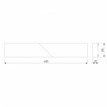 Настенный светодиодный светильник Elektrostandard Snip 40107/LED белый a055429