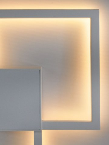 Настенный светодиодный светильник Elvan GW-46220/2SQ-20W-WW-Wh