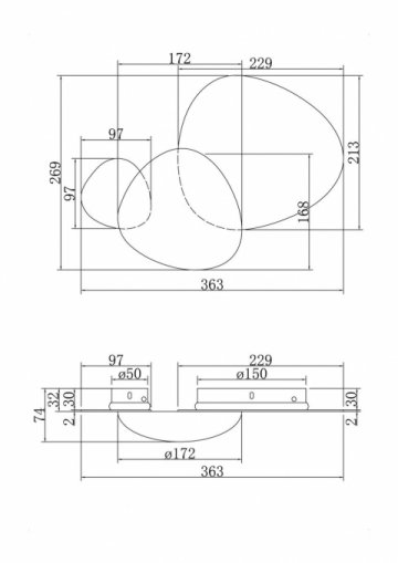 Настенный светодиодный светильник Maytoni Jack-stone MOD314WL-L8N3K