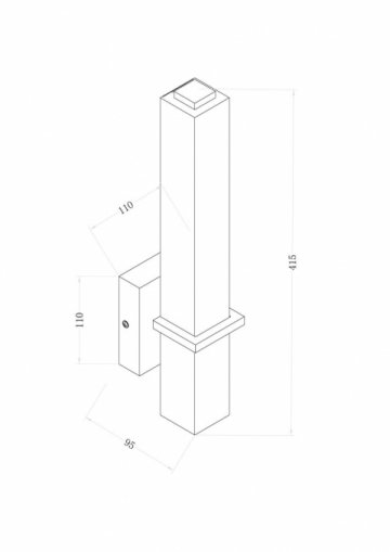 Настенный светодиодный светильник Maytoni Technical Kant C002WL-L12CH4K