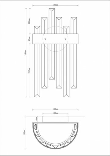 Настенный светодиодный светильник Moderli Citro V9092-WL