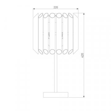 Настольная лампа Bogates Castellie 01106/3
