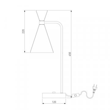 Настольная лампа Bogates Glustin 01109/1