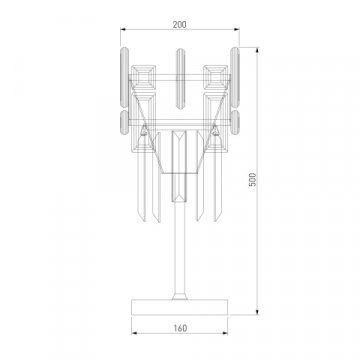 Настольная лампа Bogates Lago 01108/1 Strotskis
