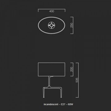 Настольная лампа CTO Lighting Array Twin Bronze