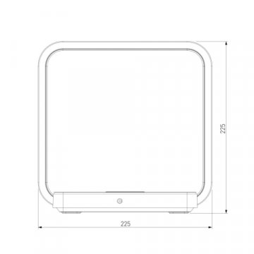 Настольная лампа Eurosvet Frame 80502/1 хром