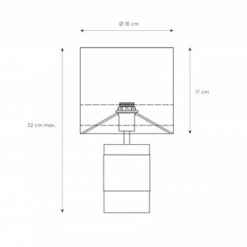 Настольная лампа Lucide Extravaganza Frizzle 10500/81/34