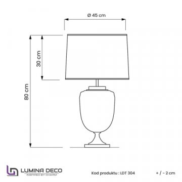 Настольная лампа Lumina Deco Olimpia LDT 304 F.GD+WT